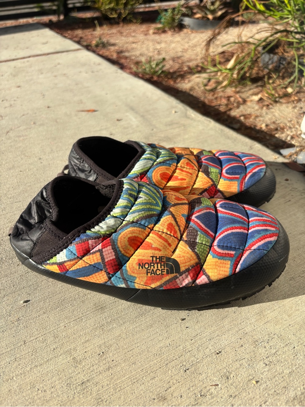 The North Face Women’s Colorful Quilted Slip-On Shoes - Multicolor